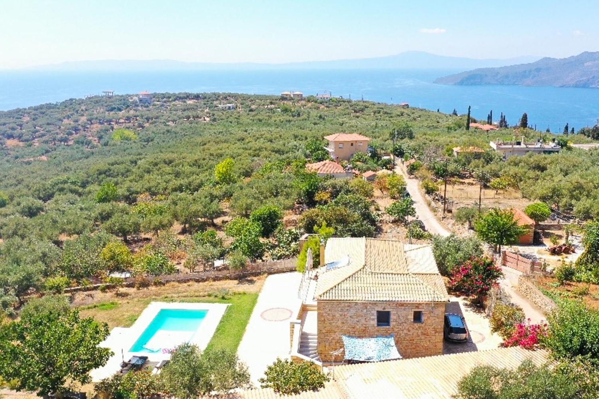 Villa Eleni - Private Pool Bliss Near Kardamili Proástion Extérieur photo